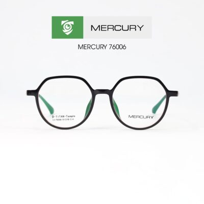 Gọng kính MERCURY LV76006 CA - gọng kính oval - màu đen - hình mặt trước sản phẩm