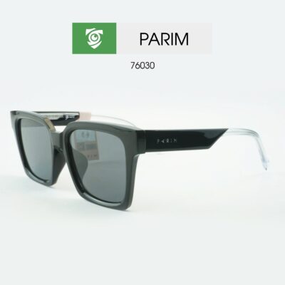 Kính mát PARIM 76030 B3PR - màu đen xám - kiểu dáng vuông - hình chụp mặt bên sản phẩm