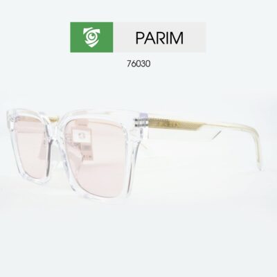 Kính mát PARIM 76030 W1R - màu Hồng Trắng - kiểu dáng vuông - hình chụp mặt bên sản phẩm