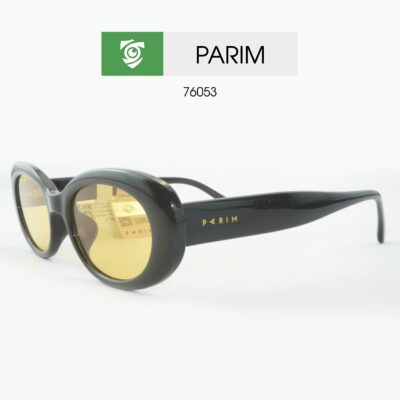 Kính mát PARIM 76053 B1YR - màu đen vàng - kiểu mắt mèo - hình chụp mặt bên sản phẩm
