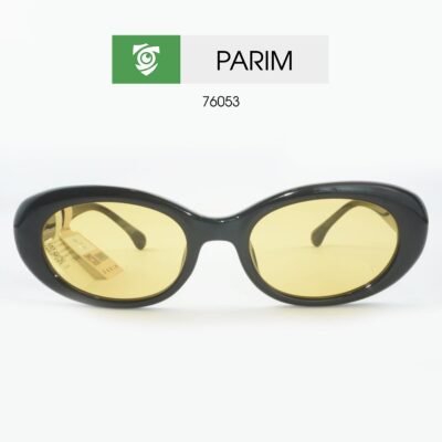 Kính mát PARIM 76053 B1YR - màu đen vàng - kiểu mắt mèo - hình chụp mặt trước sản phẩm