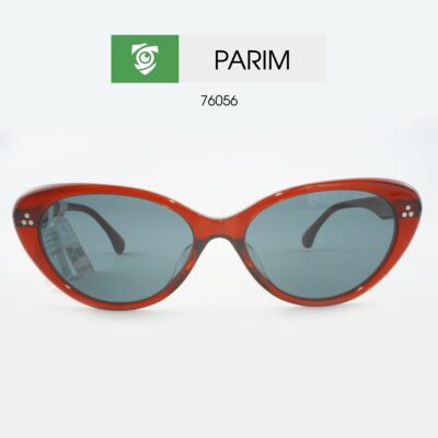 Kính mát PARIM 76056 - ĐỎ - gọng kính mắt mèo - hình chụp mặt trước sản phẩm