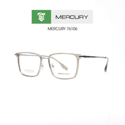 Gọng kính Mercury LV76106 CG2 - màu trà - gọng kính chữ nhật - ảnh chụp mặt bên sản phẩm