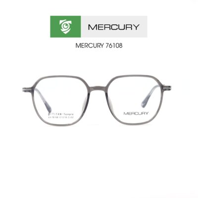 Gọng kính MERCURY 76108 CG2 - gọng kính đa giác - màu XÁM - hình mặt trước sản phẩm