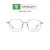 Gọng kính MERCURY 87278 C17 - gọng vuông LỚN - màu xám - hình mặt trước sản phẩm