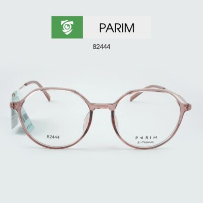 Gọng kính PARIM 82444 P1 - màu HỒNG - hình chụp mặt trước sản phẩm