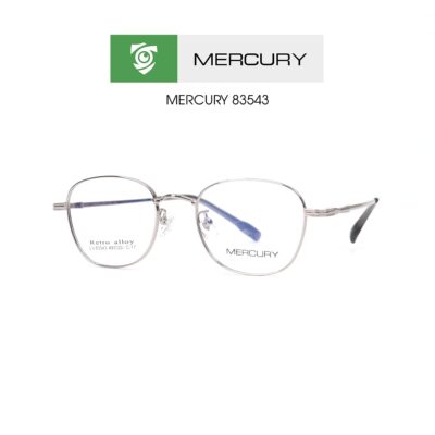 Gọng kính MERCURY LV83543 C17 - gọng kính oval - màu xám - hình mặt bên sản phẩm