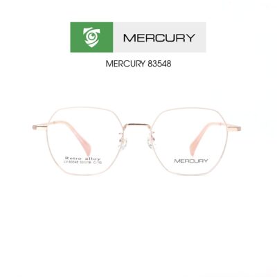 Gọng kính MERCURY LV83548 C1G - màu XÁM CÀNG HỒNG - loại gọng kính đa giác - hình chụp mặt trước sản phẩm