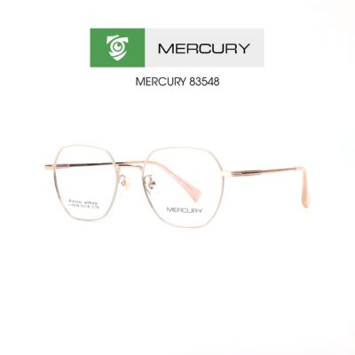 Gọng kính MERCURY LV83548 C1G - màu XÁM CÀNG HỒNG - loại gọng kính đa giác - hình chụp mặt bên sản phẩm