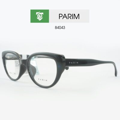 Gọng kính PARIM 84043 - màu đen - gọng kính mắt mèo - hình chụp mặt trước sản phẩm