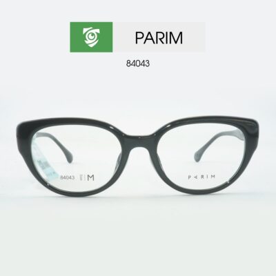 Gọng kính PARIM 84043 - màu đen - gọng kính mắt mèo - hình chụp mặt trước sản phẩm