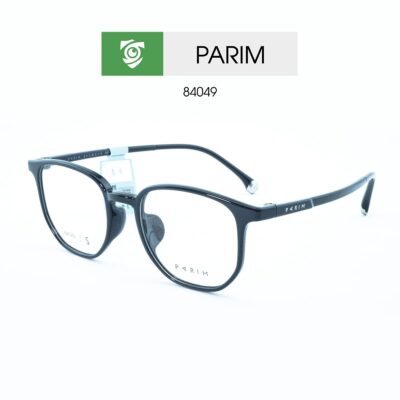 Gọng kính PARIM 84049 B1 - màu đen bóng - size S - ảnh chụp mặt bên sản phẩm
