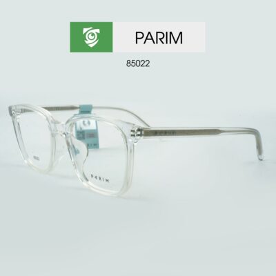 Gọng kính PARIM 85022 W1 - màu trắng trong - ảnh chụp mặt bên sản phẩm
