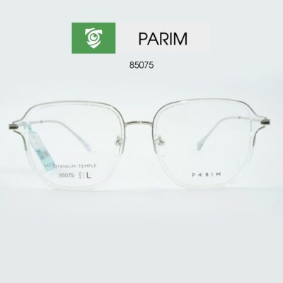 Gọng kính PARIM 85075 N1W - màu TRẮNG - size L - hình chụp mặt trước sản phẩm