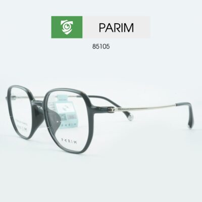 Gọng kính PARIM 85105 B1 - màu đen - size M - ảnh chụp mặt bên sản phẩm 