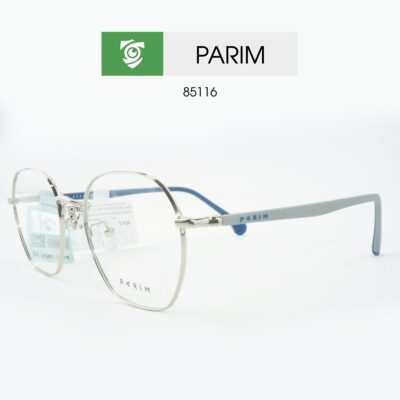 Gọng kính PARIM 85116 N1C - màu xám - size M - hình chụp mặt bên sản phẩm