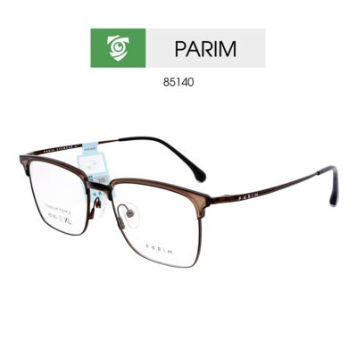 Gọng kính PARIM 85140 T1T - màu NÂU - size XL - hình chụp mặt bên sản phẩm