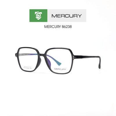 Gọng kính MERCURY LV86238 CA - màu đen - loại gọng kính đa giác - hình chụp mặt BÊN sản phẩm