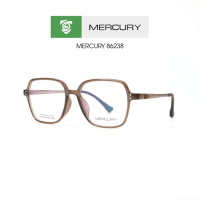 Gọng kính MERCURY LV86238 CB - màu nâu - loại gọng kính đa giác - hình chụp mặt bên sản phẩm