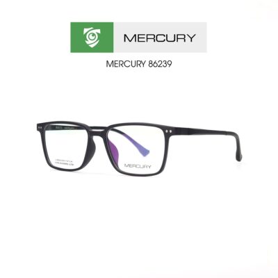Gọng kính MERCURY 86239 CA1 - gọng vuông - màu đen nhám - hình mặt bên sản phẩm