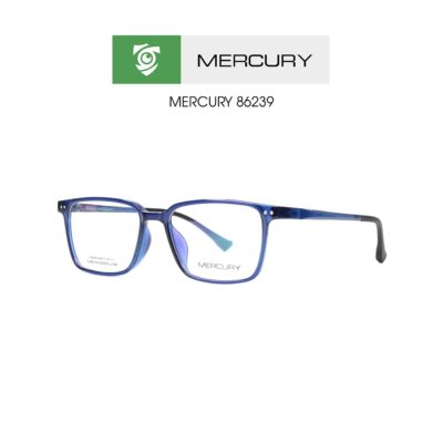Gọng kính MERCURY 86239 CL - gọng vuông - màu xanh dương - hình mặt bên sản phẩm