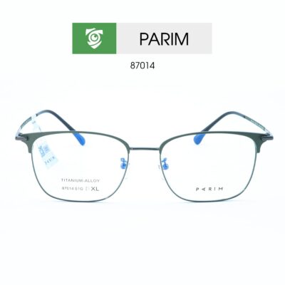 Gọng kính Parim 87014 S1G - màu xám - size XL - ảnh chụp mặt trước sản phẩm
