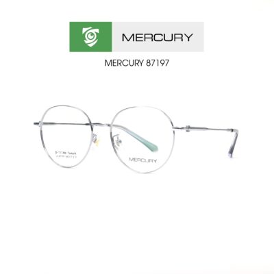 Gọng kính MERCURY LV87197 C2 - màu bạc - loại gọng kính tròn - hình chụp mặt bên sản phẩm