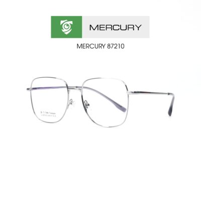 Gọng kính MERCURY LV87210 C2 - màu BẠC - loại gọng kính đa giác - hình chụp mặt BÊN sản phẩm