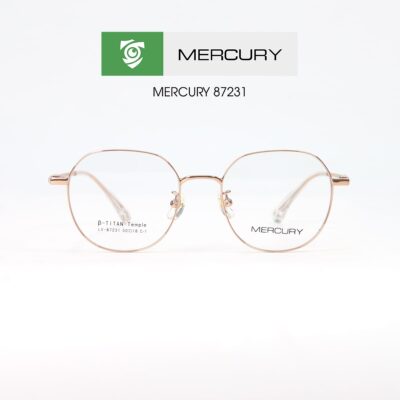 Gọng kính MERCURY LV87231 C1 - gọng kính oval - màu VÀNG - hình mặt trước sản phẩm