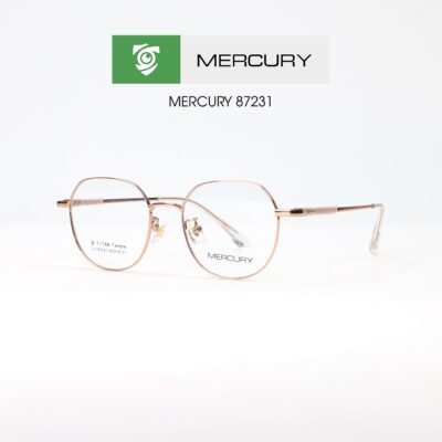 Gọng kính MERCURY LV87231 C1 - gọng kính oval - màu VÀNG - hình mặt bên sản phẩm