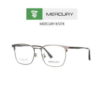 Gọng kính MERCURY 87278 C17 - gọng vuông LỚN - màu xám - hình mặt bên sản phẩm