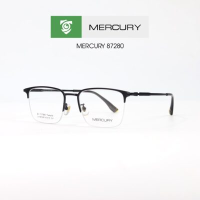 Gọng kính MERCURY LV87280 C6 - gọng kính chữ nhật - màu ĐEN - hình mặt bên sản phẩm