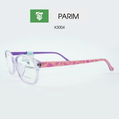 Gọng kính trẻ em Gọng kính PARIM K3004 V1 - màu tím - chất liệu nhựa - hình chụp mặt bên sản phẩm