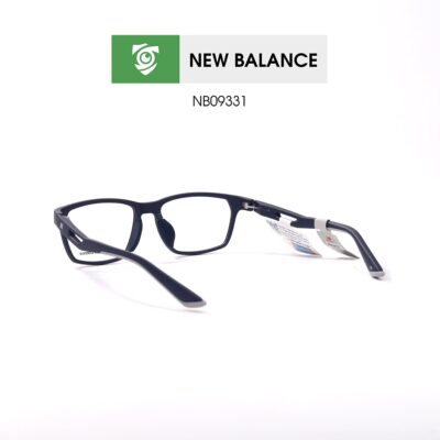 Gọng New Balance NB09331 C04 - màu xanh đậm - gọng kính chữ nhật - ảnh chụp mặt sau sản phẩm