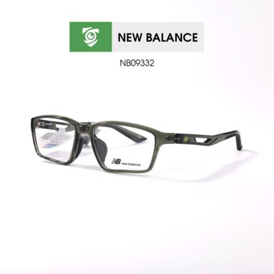 Gọng New Balance NB09332 C03 - màu rêu - gọng kính chữ nhật - ảnh mặt bên sản phẩm