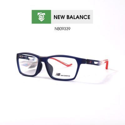 Gọng New Balance NB09339 C04 - màu xanh đậm - gọng kính chữ nhật - ảnh mặt bên sản phẩm