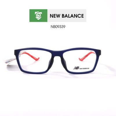 Gọng New Balance NB09339 C04 - màu xanh đậm - gọng kính chữ nhật - ảnh mặt trước sản phẩm