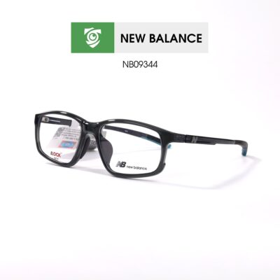Gọng kính NEW BALANCE NB09344 C04 - màu xanh lá đậm - khung kính chữ nhật - hình chụp mặt bên sản phẩm
