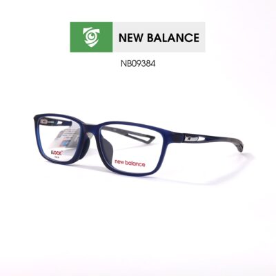 Gọng kính New Balance NB09384 C04 - màu xanh đen - khung kính chữ nhật - hình chụp mặt bên sản phẩm