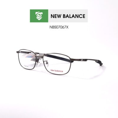 Gọng kính NEW BALANCE NBS07067X C02 - màu nâu - khung kính chữ nhật - hình chụp mặt bên sản phẩm