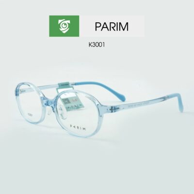 Gọng kính trẻ em PARIM K3001 C1 - màu xanh dương - chất liệu nhựa - hình chụp mặt bên sản phẩm
