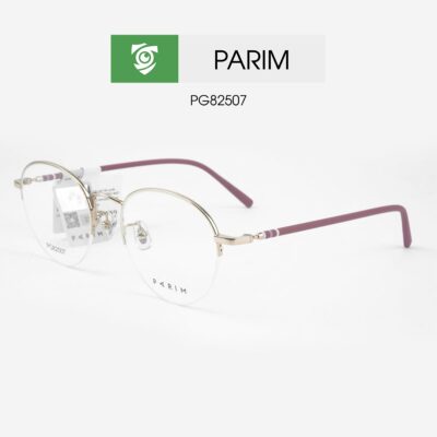 GỌNG KÍNH PARIM PG82507 màu vàng hồng - ảnh chụp mặt bên sản phẩm