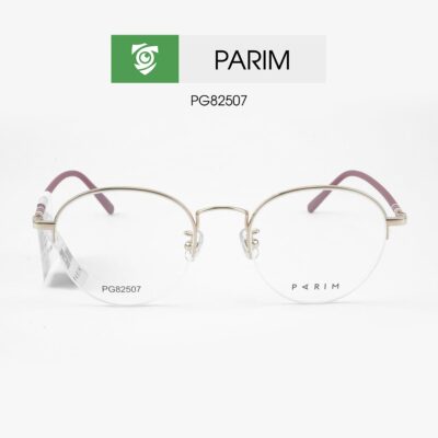 GỌNG KÍNH PARIM PG82507 màu vàng hồng - ảnh chụp mặt trước sản phẩm