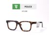 Gọng kính Police VPLG80 0722 - màu đồi mồi - khung kính Vuông - hình chụp mặt bên sản phẩm