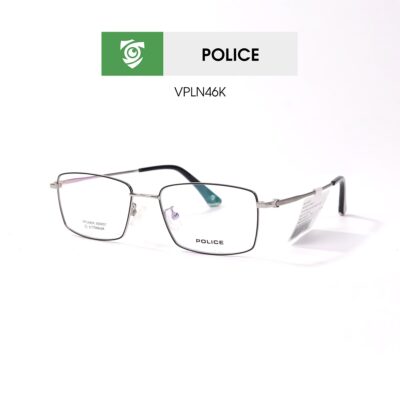 Gọng kính Police VPLN46K 0K07 - màu đen - khung kính chữ nhật - hình chụp mặt bên sản phẩm