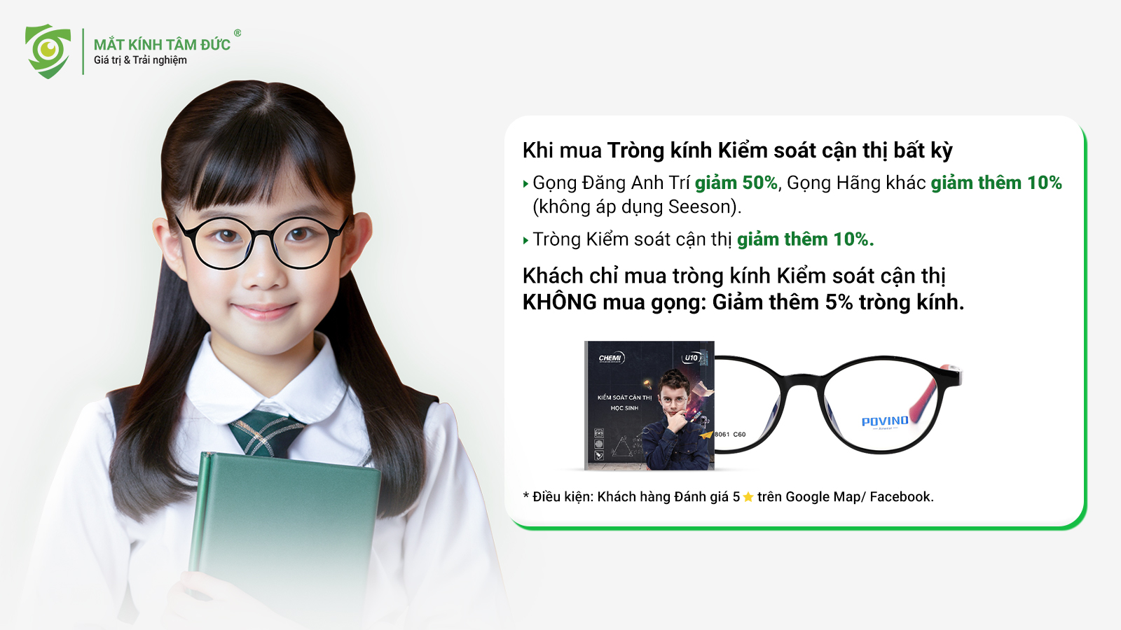 Chương trình khuyến mãi combo cận thị