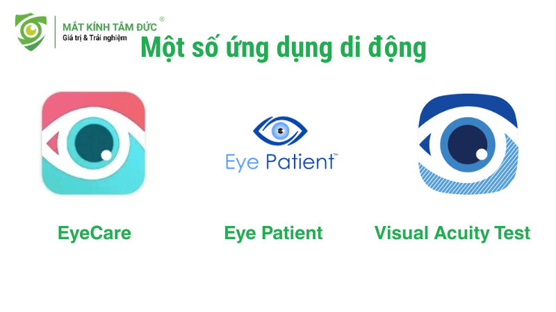 Một số ứng dụng có thể kiểm tra đo cận tại nhà