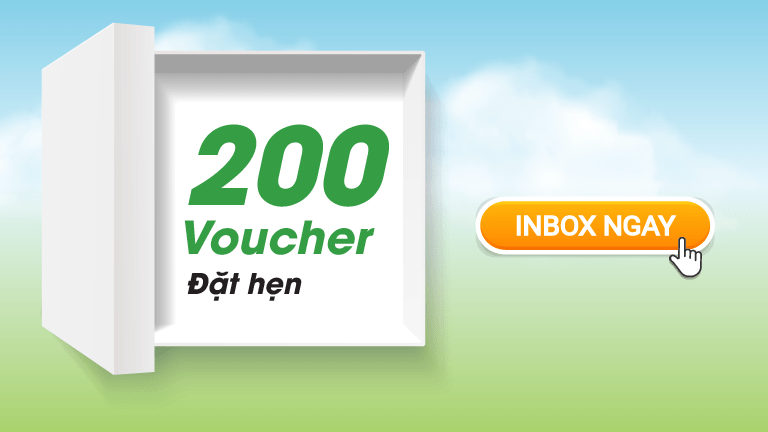 Đặt hẹn ngay - 200 voucher ưu đãi đang chờ bạn