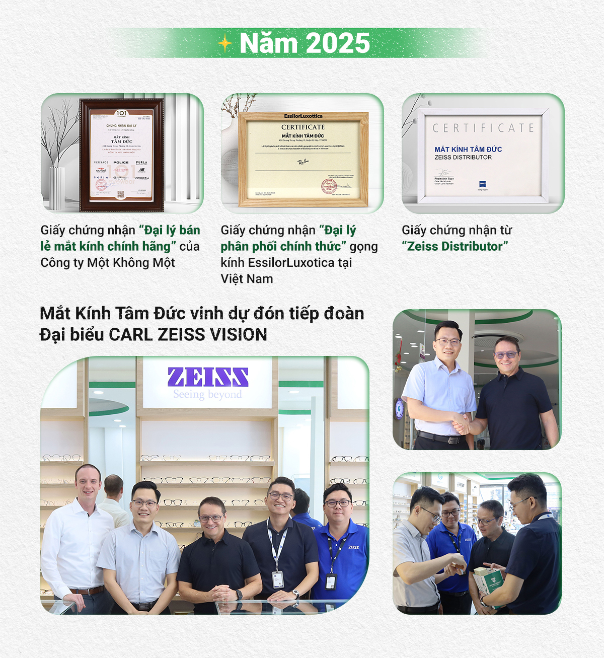 Mắt Kính Tâm Đức năm 2025 và vươn xa hơn thế
