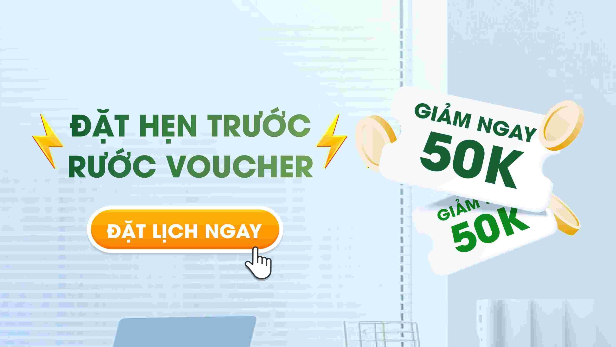 Đặt hẹn trước rước ngay voucher mua hàng tại Mắt Kính Tâm Đức